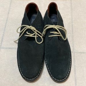 blue suede chukka boot/desert boot